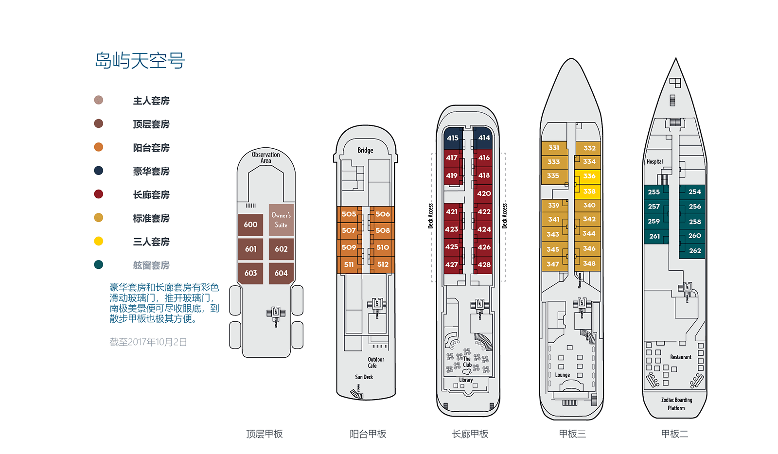 Island Sky Deck Plan